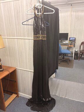 Black and Gold Gown